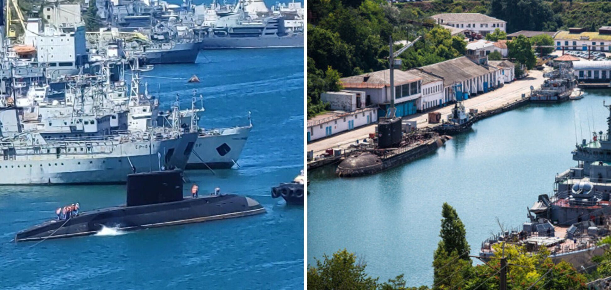 Російський підводний човен після багаторічного ремонту знову відправили на завод