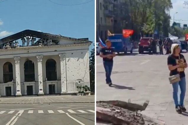Росіяни влаштували 'екскурсію' в маріупольський Драмтеатр