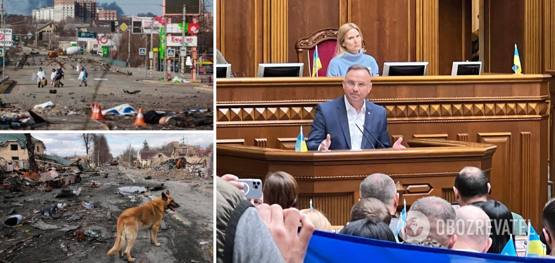 Дуда – мировым лидерам: после Бучи, Бородянки и Мариуполя с РФ не может быть дел, как обычно