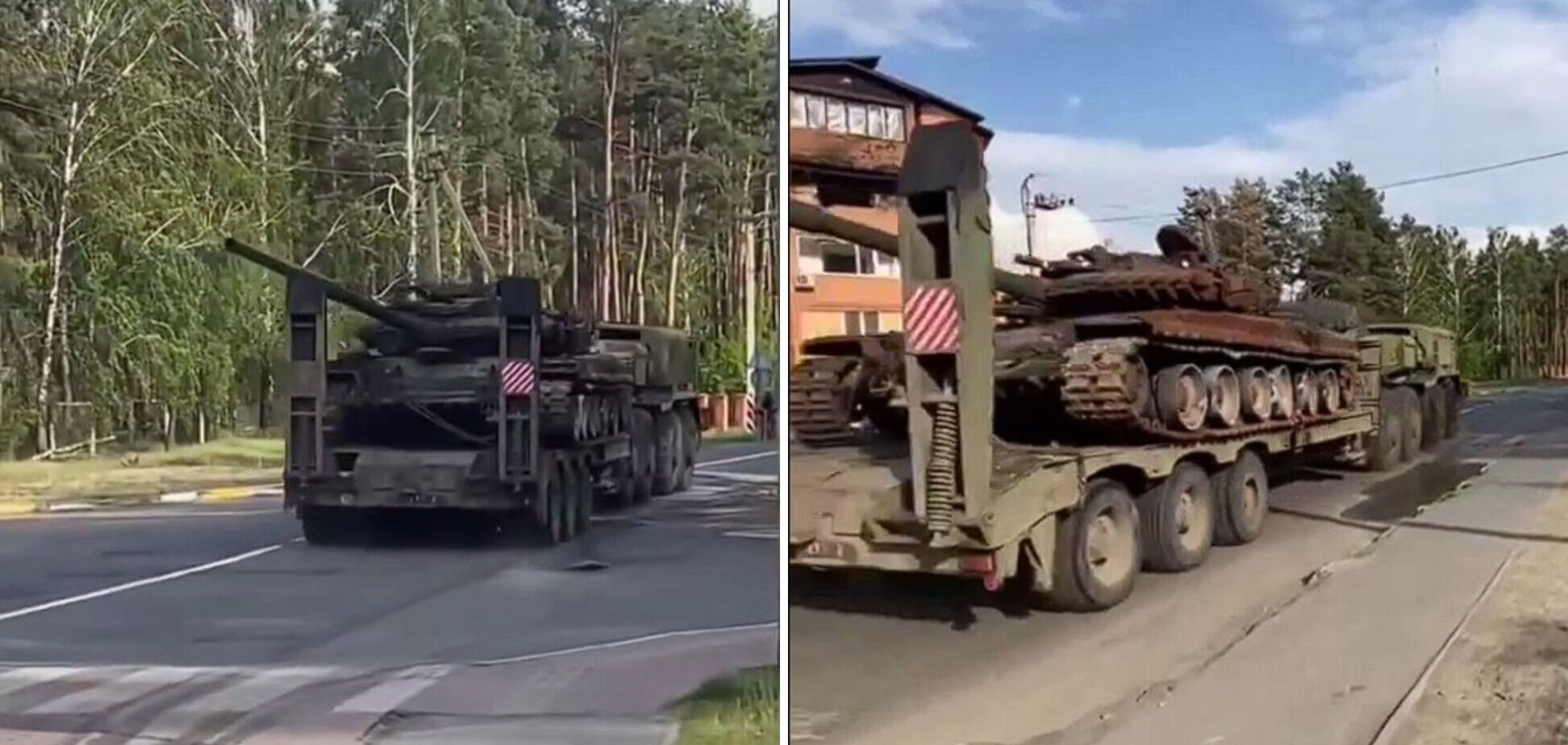 Часть техники везут на ремонт