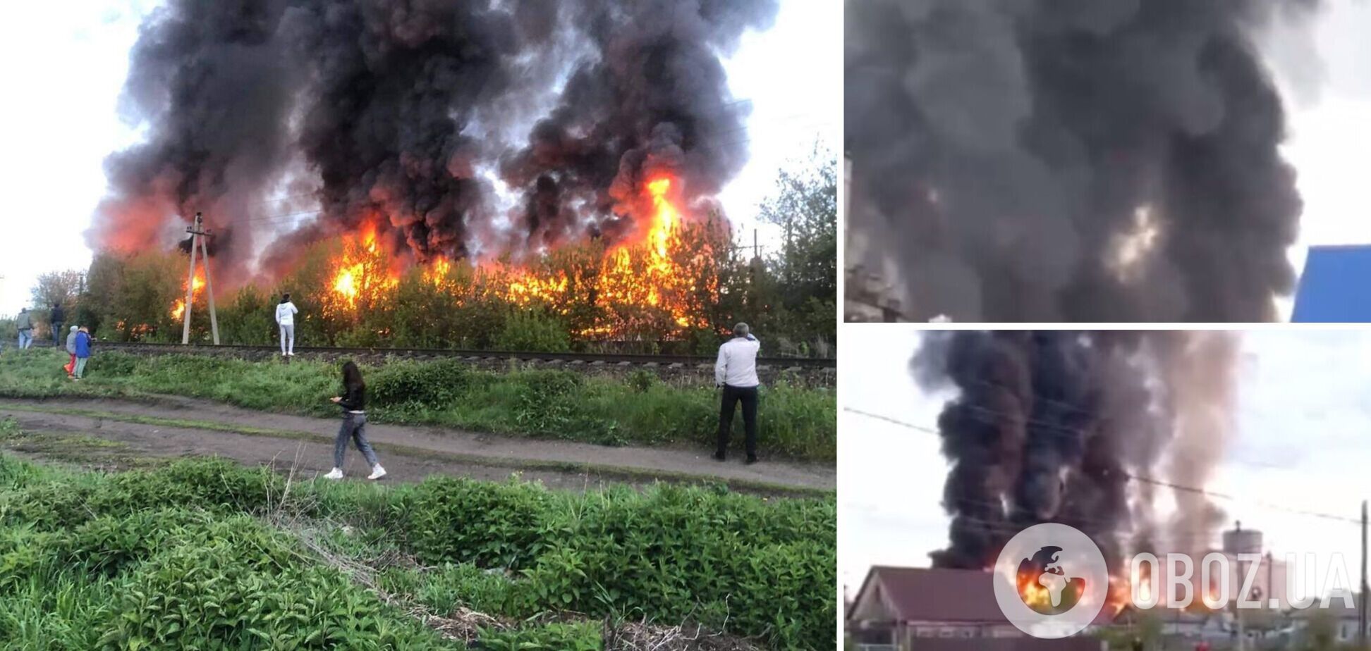 В Пензенско области РФ произошел пожар на элеваторе