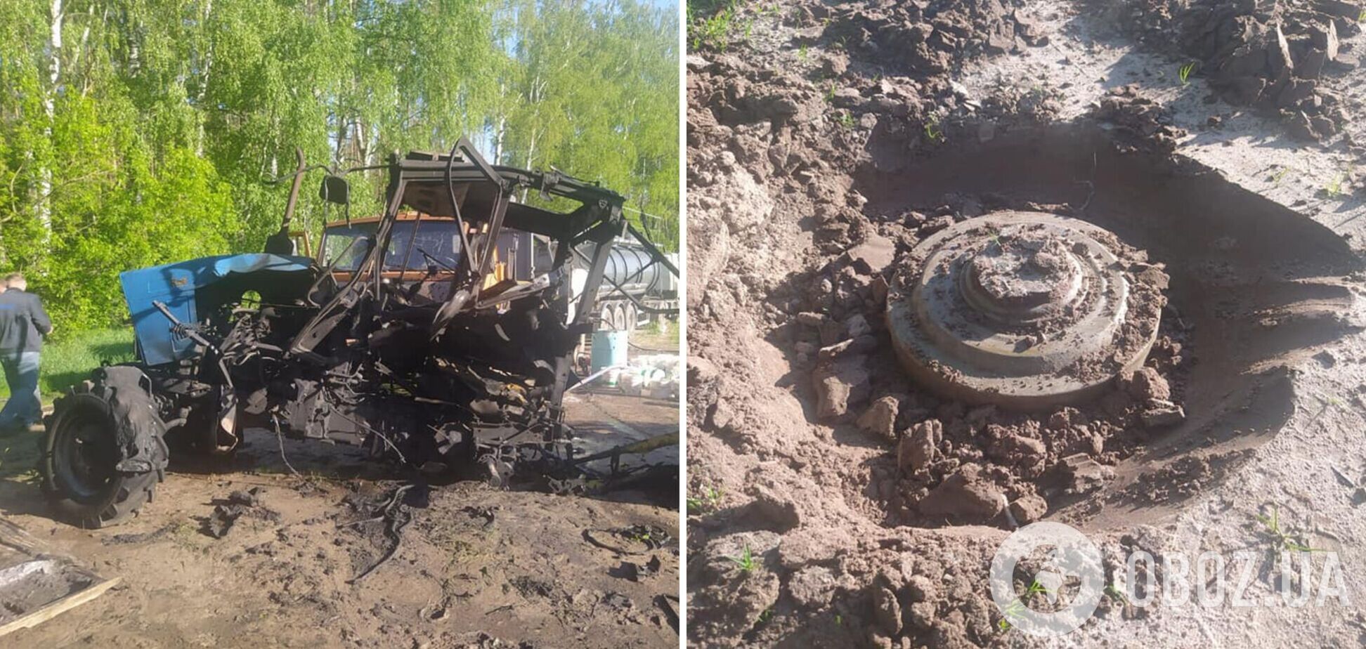 На Чернігівщині трактор підірвався на міні: водій загинув