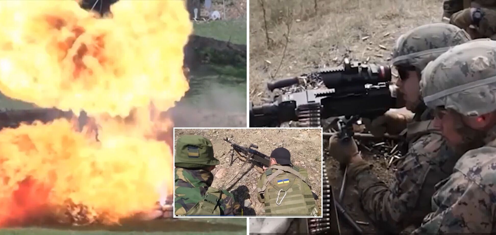 Украинские воины показали, как овладевают американские пулеметы. Видео
