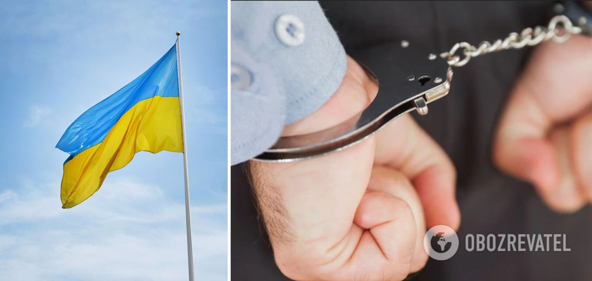 В Одессе мужчина сорвал флаг Украины и выбросил его на помойку: заявил, что поддерживает РФ