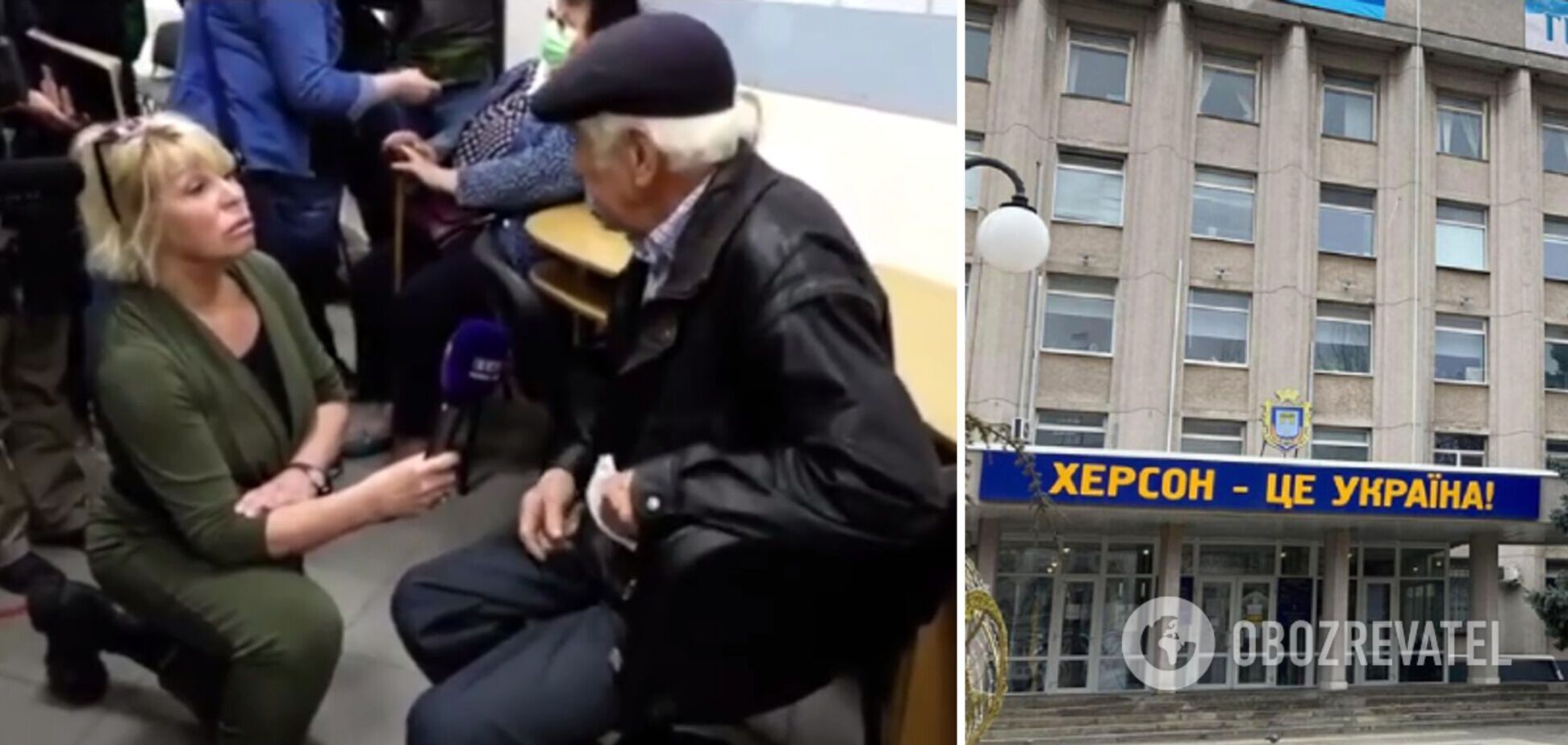 'Хочу жити в Україні!' Пенсіонер з Херсона зіпсував 'картинку' пропагандистів правдою. Відео