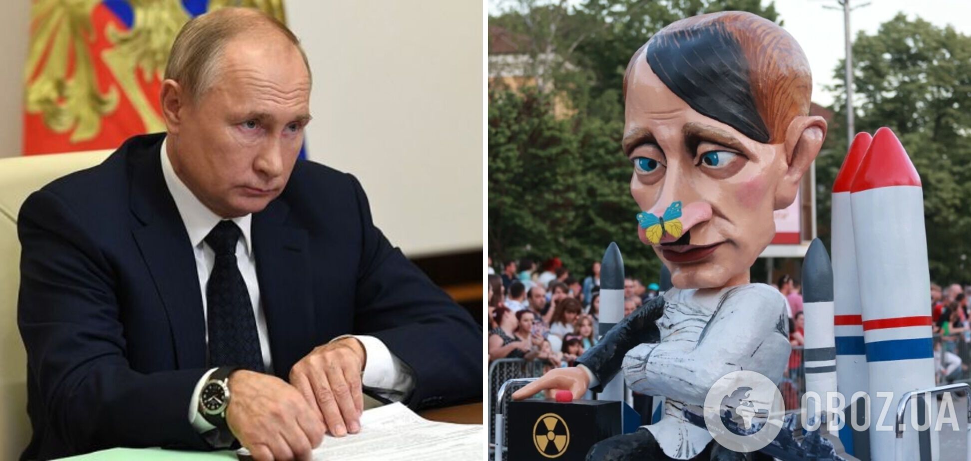 Путина одели в смирительную рубашку