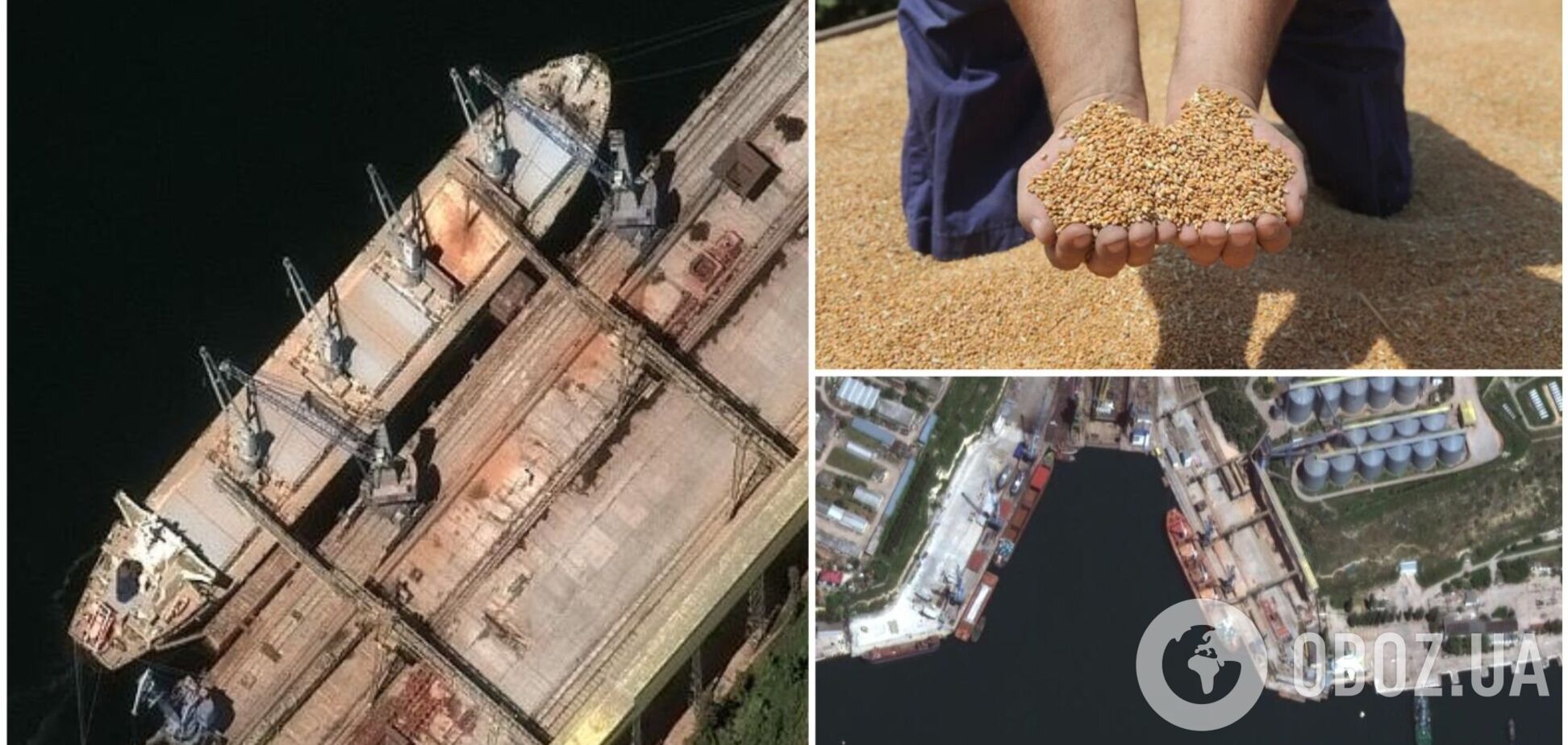 Спутниковые снимки зафиксировали, как оккупанты крадут украинское зерно