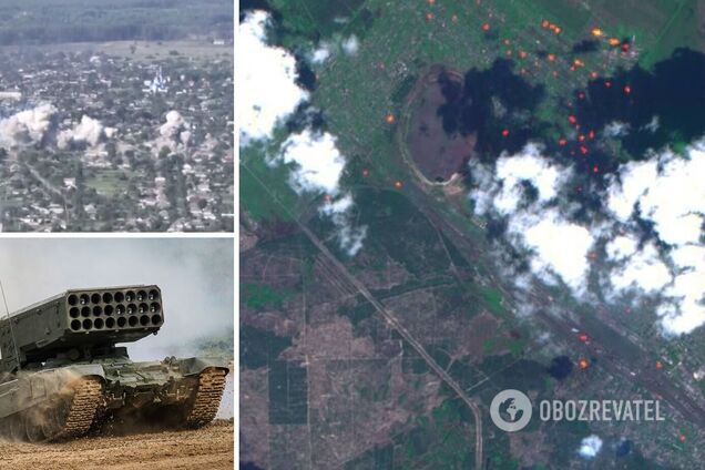 Бои за Лиман на Донетчине показали на спутниковом снимке NASA