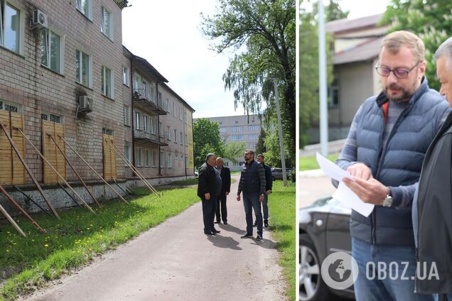 Вже розпочали відновлювальні роботи Чернігівської обласної лікарні, де пошкоджено три відділення