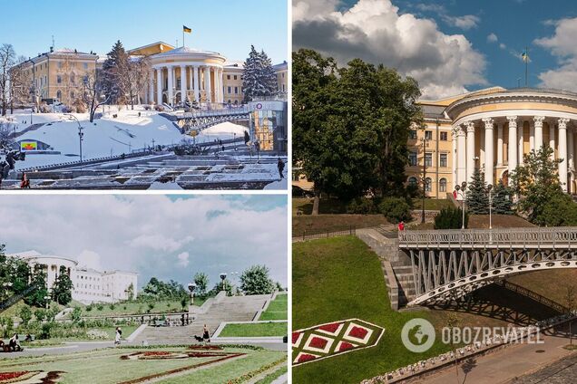 Октябрьский дворец тогда и сейчас