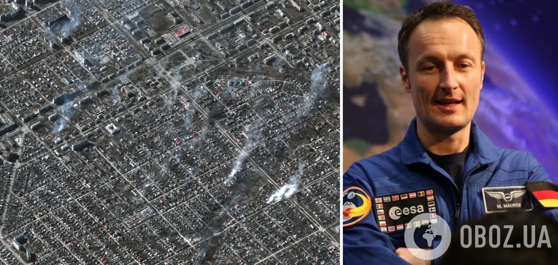Столбы дыма и тьма: астронавт рассказал, как выглядит война в Украине из космоса