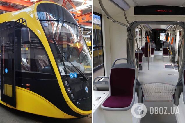Киев получил низкопольные трехсекционные трамваи