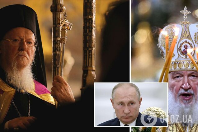 Кирилл должен был выступить против Путина, РПЦ нас разочаровала, – патриарх Варфоломей