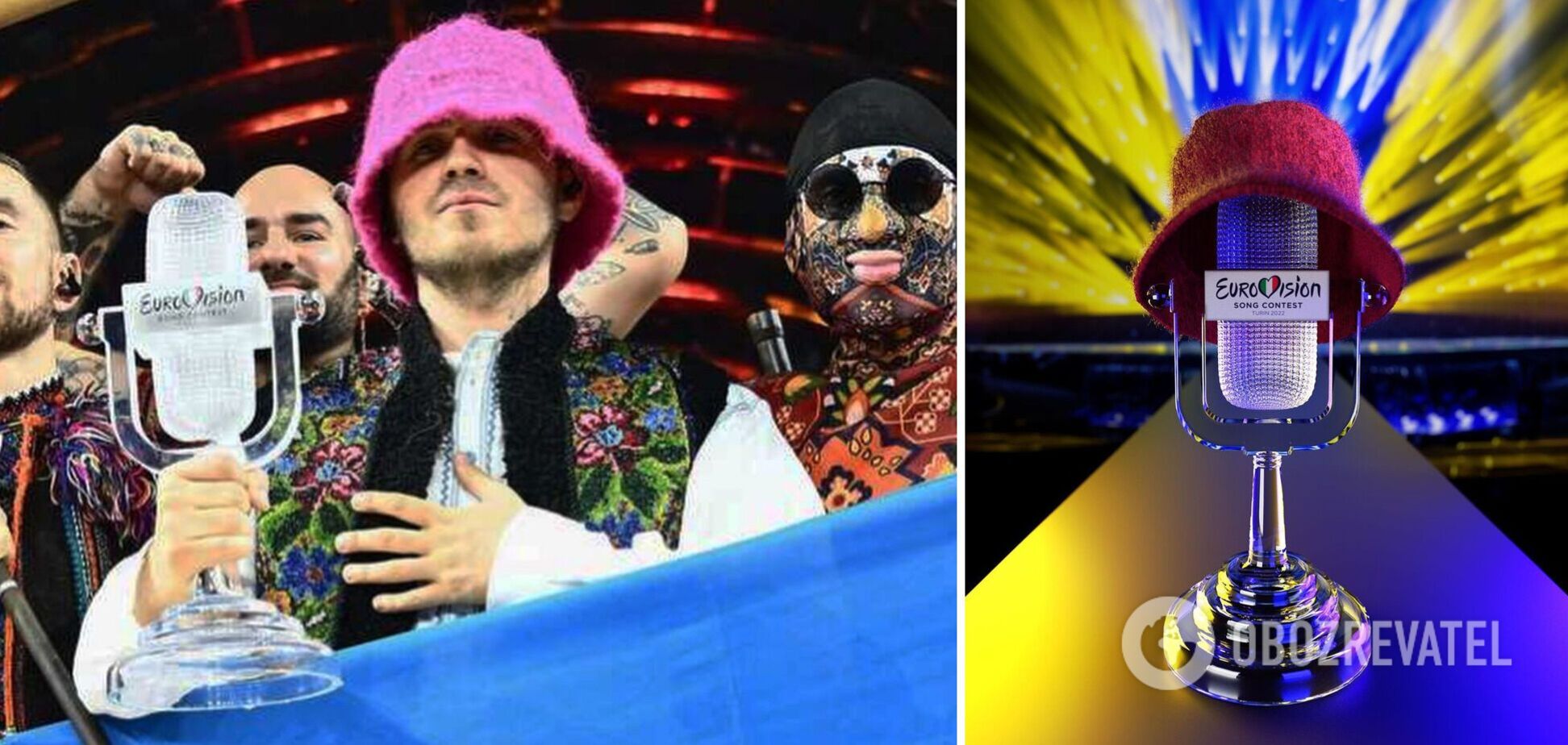 Kalush Orchestra виставив на продаж трофей Євробачення та легендарну рожеву панаму. Як придбати