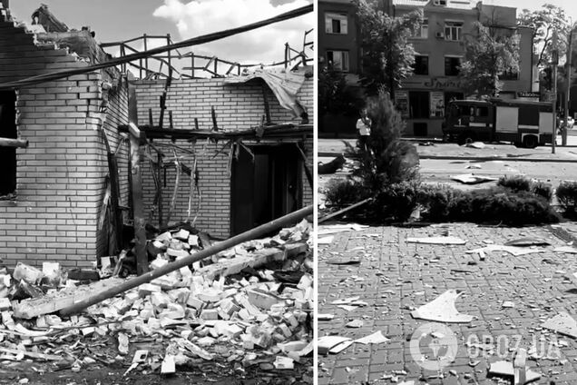 Ракетные удары по Запорожью: в ОВА рассказали о масштабах разрушений. Фото