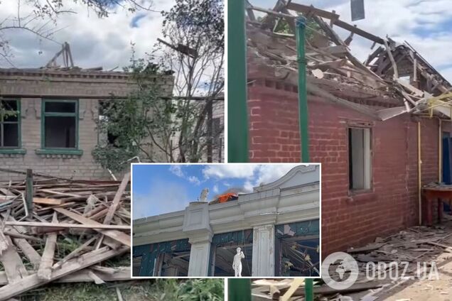 Разрушенные дома и везде обломки: появилось видео последствий удара оккупантов по Запорожью