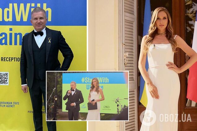 Осадчая и Горбунов рассказали в Каннах об ужасах, которые творят оккупанты в Украине, и собрали 1,5 млн грн. Фото