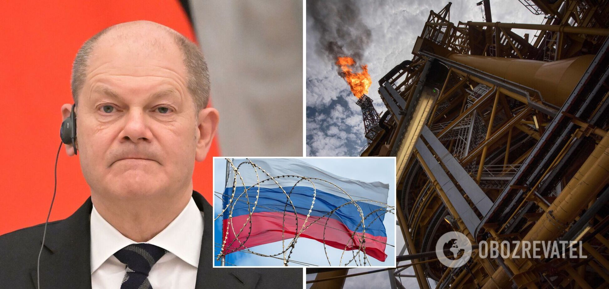 Шольц заявив, що Німеччина виступила за введення заборони на імпорт російської трубопровідної нафти