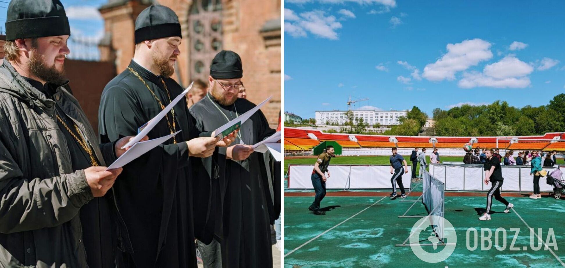 В России священники провели соревнования по метанию гранат и сборке автоматов. Фото