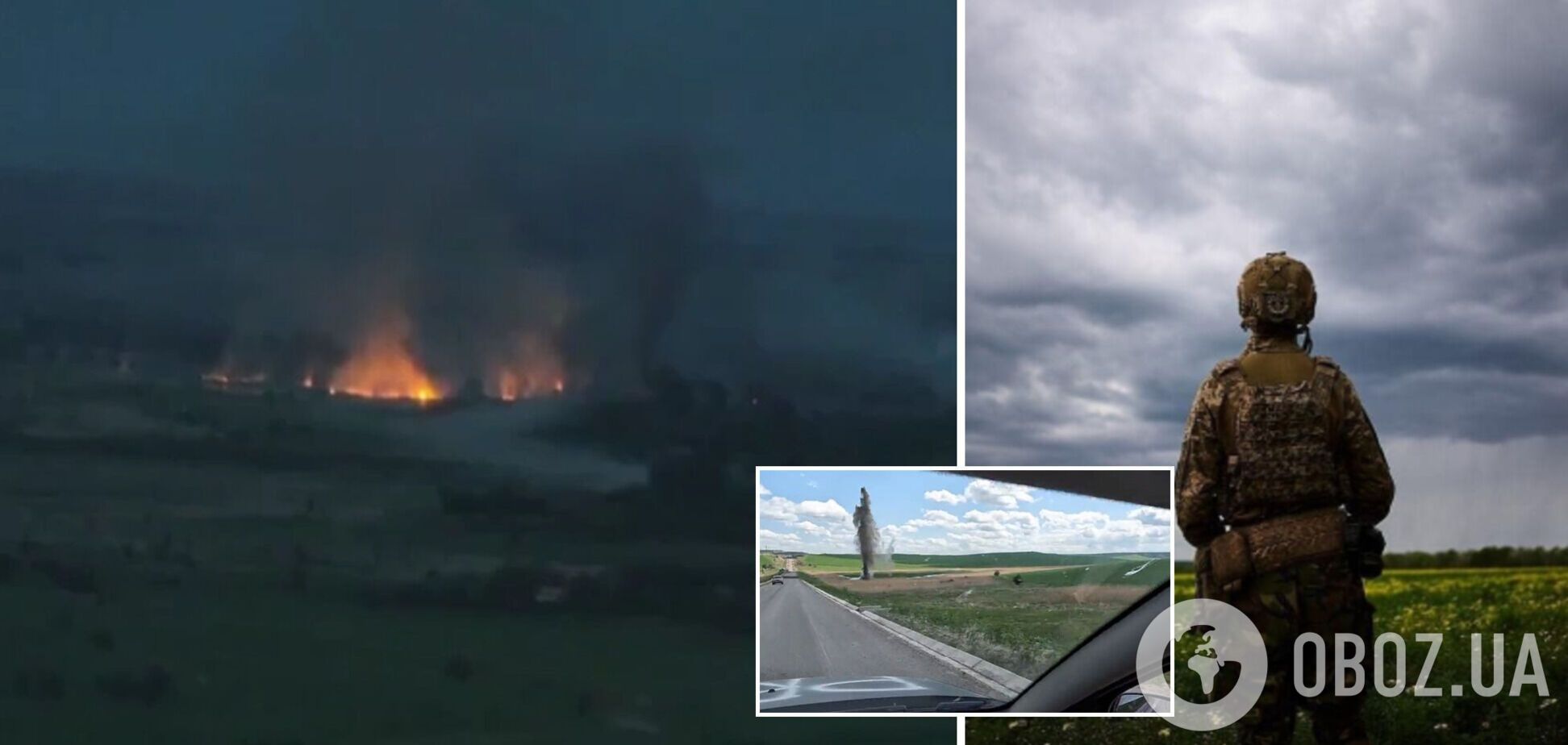 Украинские артиллеристы метким ударом уничтожили вражеский склад боеприпасов под Бахмутом. Видео