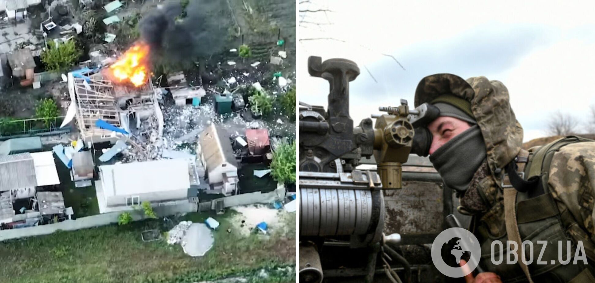 Ворог облаштував позицію просто в подвір'ї захопленого будинку