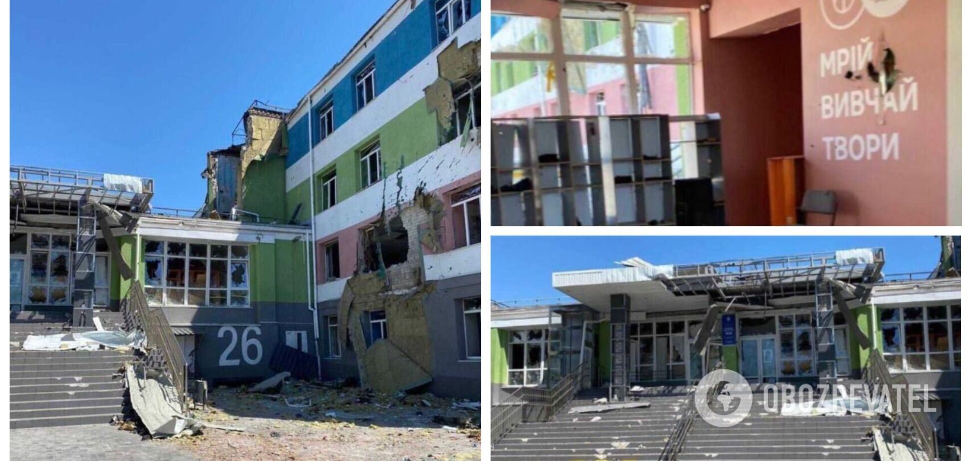 'Это у них называется 'помощь людям Донбасса': оккупанты превратили в руины школу в Мариуполе. Фото