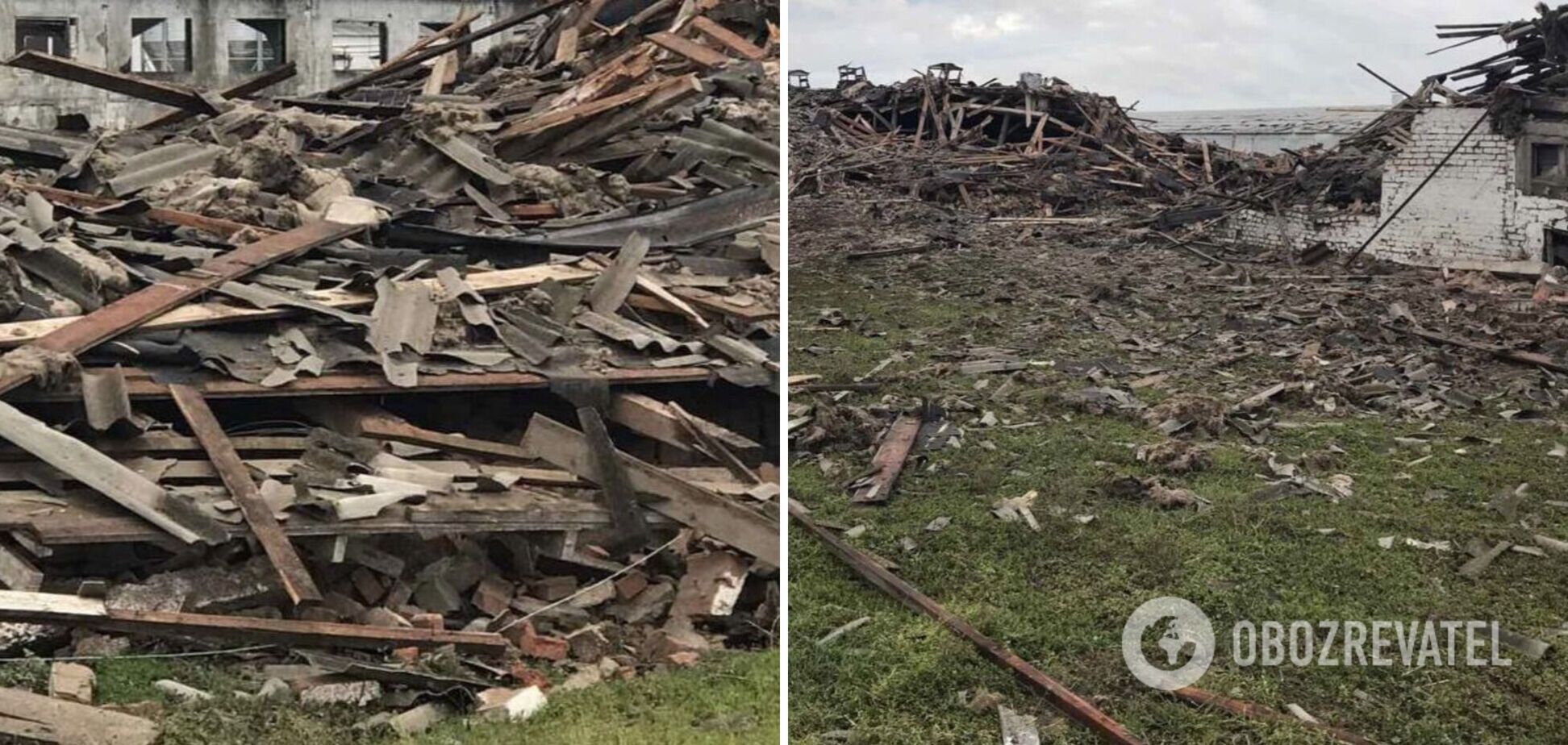 Обстрелами разрушено сельхозпредприятие в Путивльской громаде