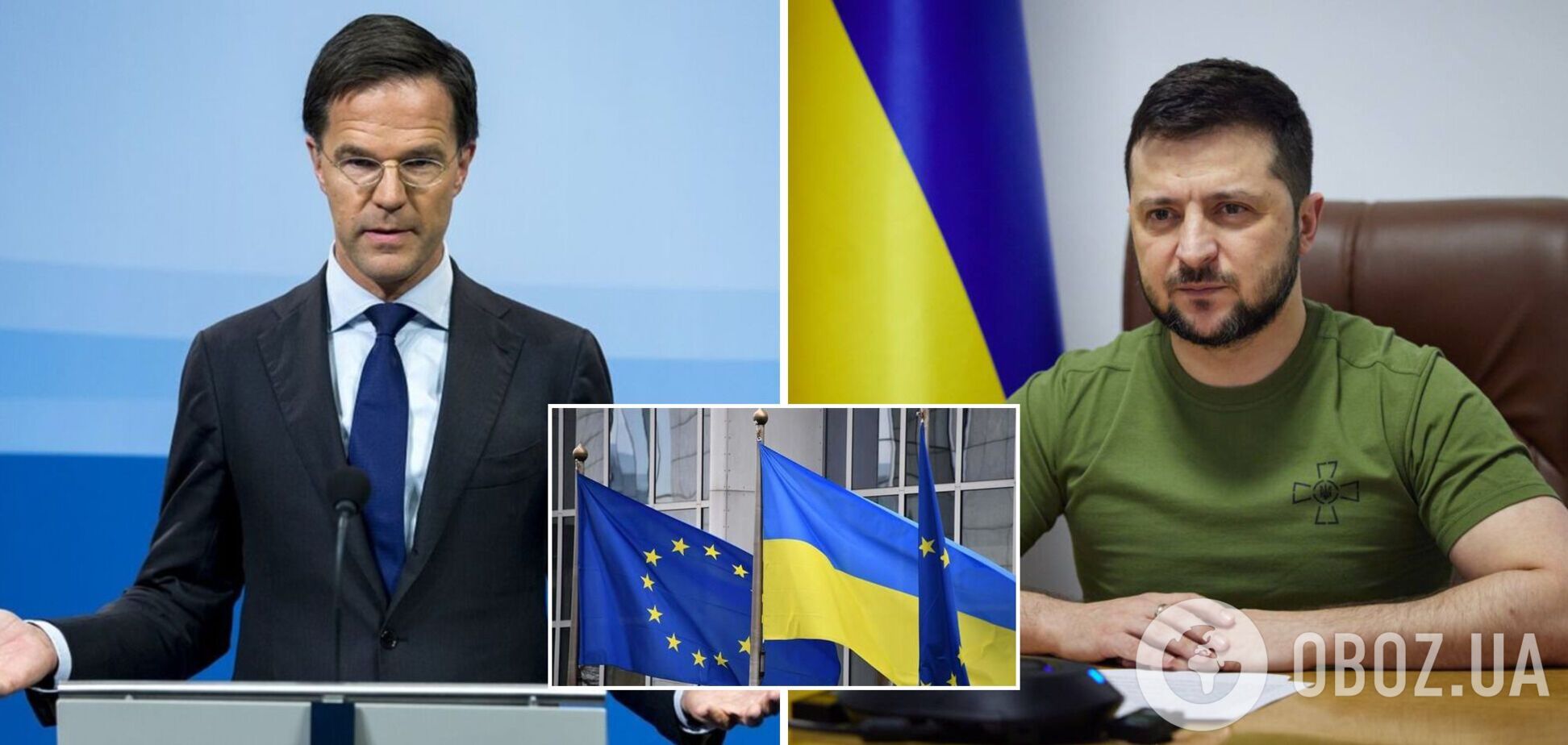 Зеленский рассказал о разногласиях с Рютте по поводу вступления Украины в ЕС