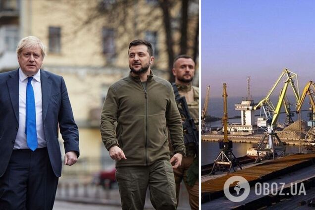 Зеленский обсудил с Джонсоном усиление оборонной поддержки Украины и разблокировку портов