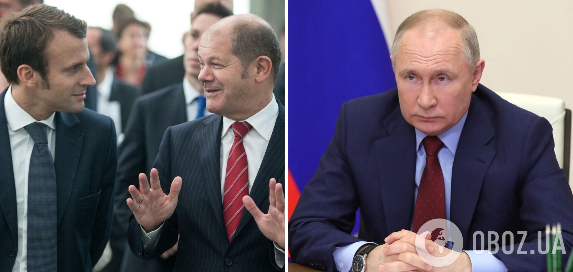 Путин попросил Германию и Францию снять с России хотя бы часть санкций