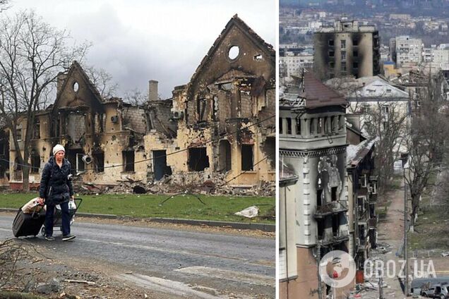 В Мариуполе оккупанты свозят тела погибших в супермаркет. Фото 21+