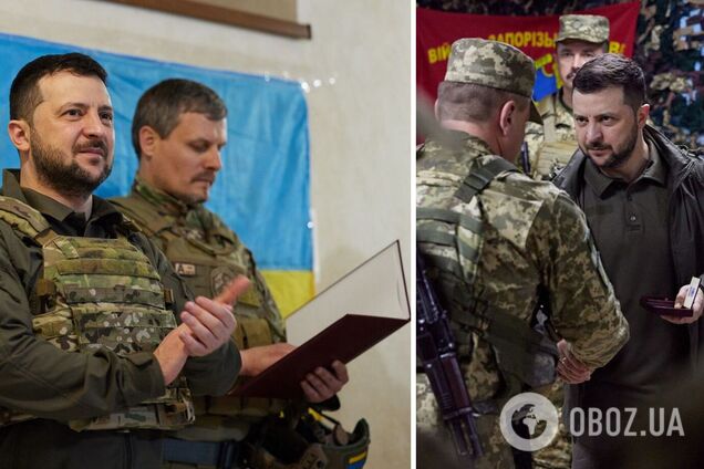 Зеленський приїхав на передову та вручив нагороди воїнам, які захищають Харківщину. Фото і відео