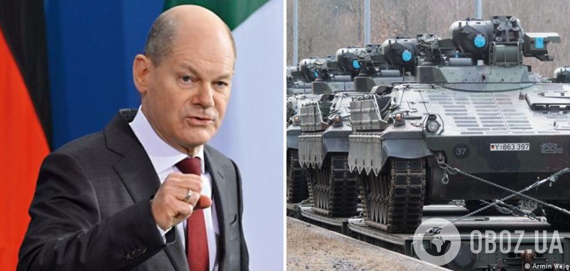 Шольц заявив, що Німеччина військовою допомогою Україні порушила 'давню традицію'