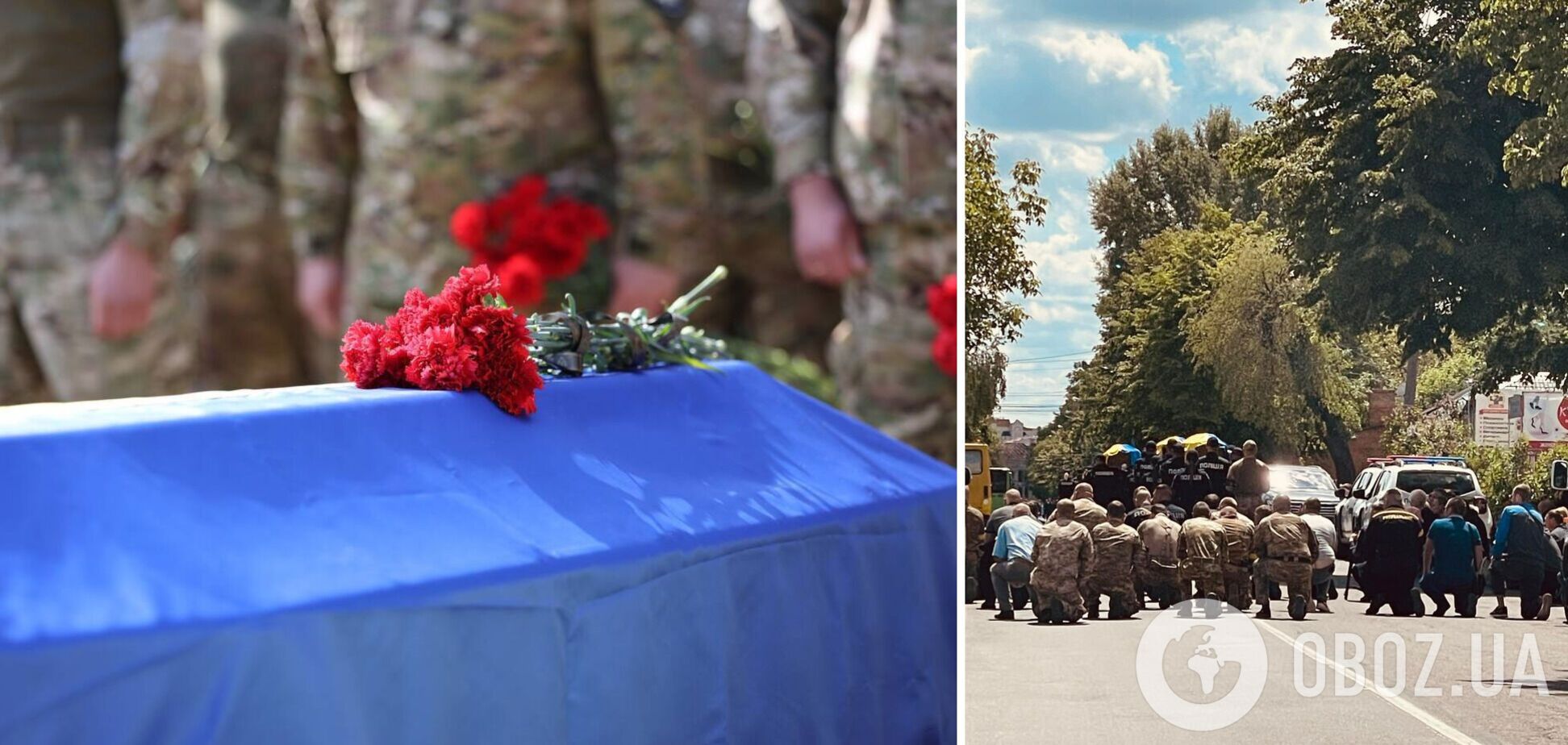В Виннице множество людей пришли проститься с бойцами КОРДа, отдавшими жизни за Украину. Фото