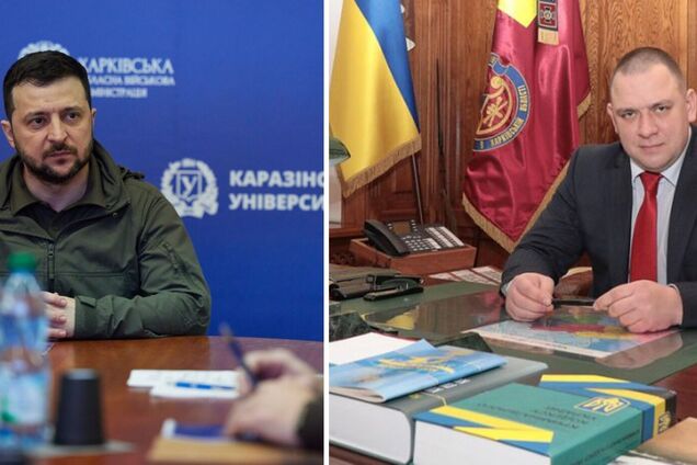 Зеленський звільнив начальника СБУ у Харківській області: ним займуться правоохоронці