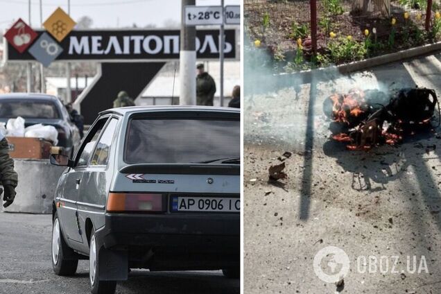 В захваченном оккупантами Мелитополе прогремел взрыв: появились подробности. Фото и видео