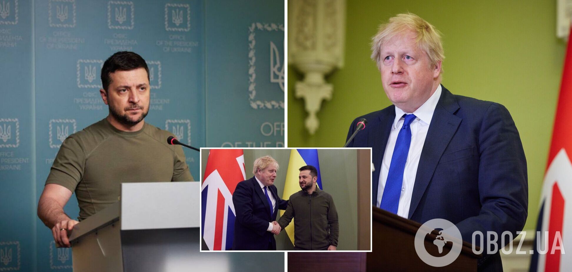 Зеленський подякував Джонсону за підтримку України: наше партнерство – не на папері, а на полі битви. Відео