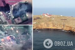 ЗСУ показали новий удар по позиціях ворога на Зміїному