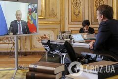 Макрон зідзвонився з Путіним