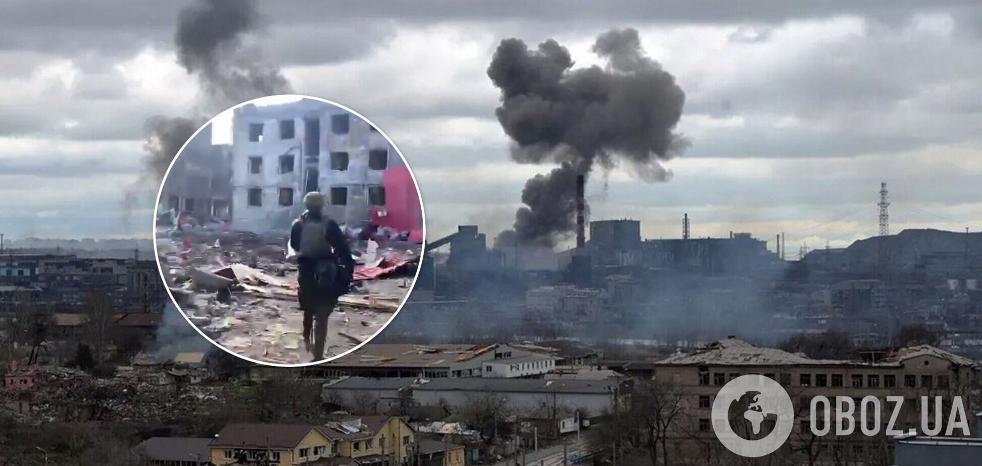 Українські воїни показали, який вигляд має 'Азовсталь' після бомбардувань. Відео