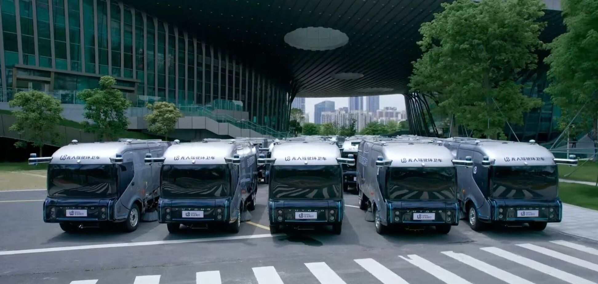 Машины на автопилоте будут убирать китайские улицы
