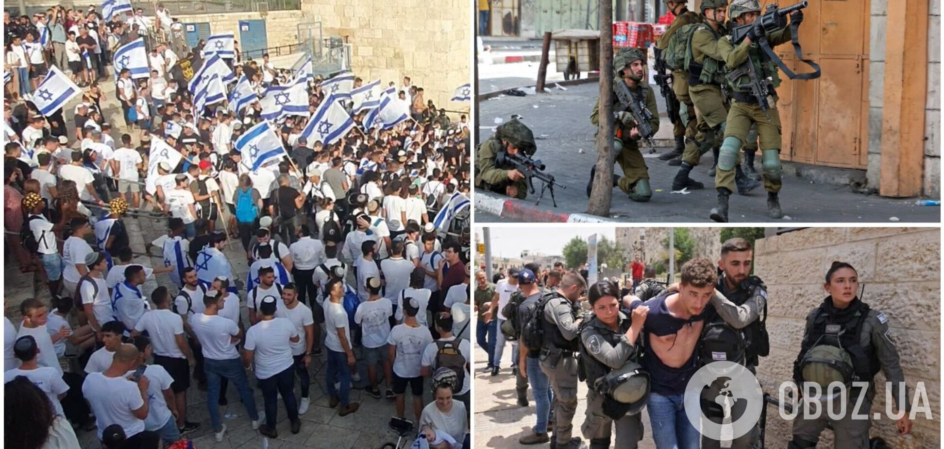 В Иерусалиме произошли столкновения у Стены Плача: полицейских забрасывали камнями. Видео