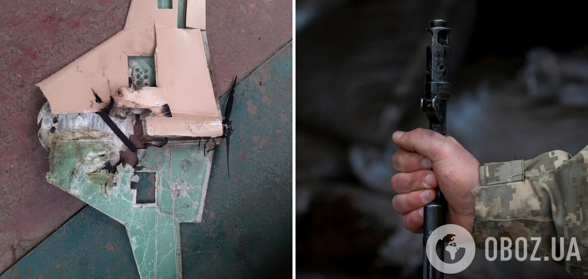 Українські десантники приземлили ворожі дрони-камікадзе. Фото