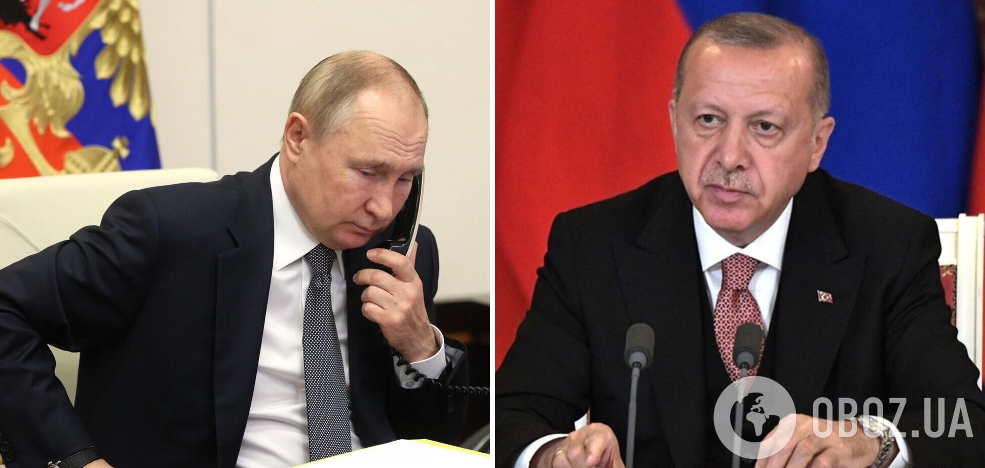 Ердоган поговорив із Путіним про війну в Україні та запропонував нову зустріч між країнами