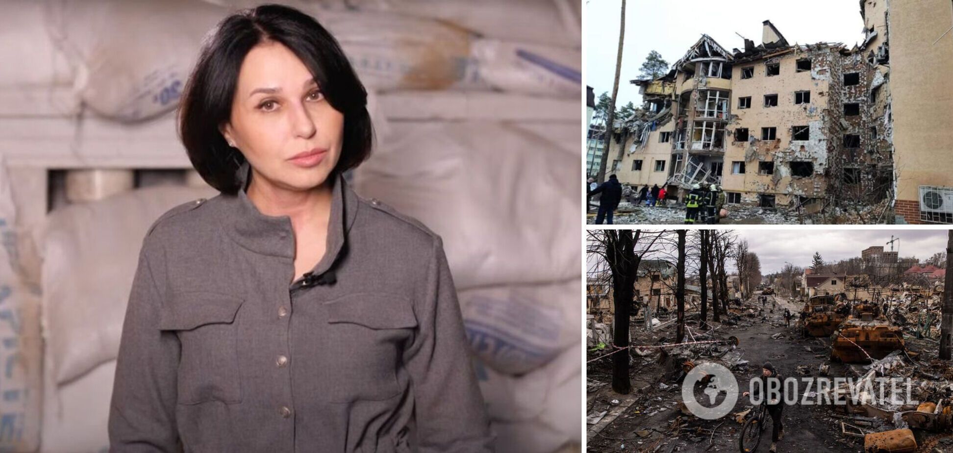 Наталія Мосейчук розповіла, як окупанти пошкодили її будинок між Бучею та Ірпенем: там були танкові бої