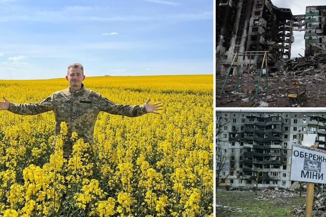 Коля Сєрга приїхав до Бородянки і показав зруйноване селище: цілими залишилося шість-сім будинків