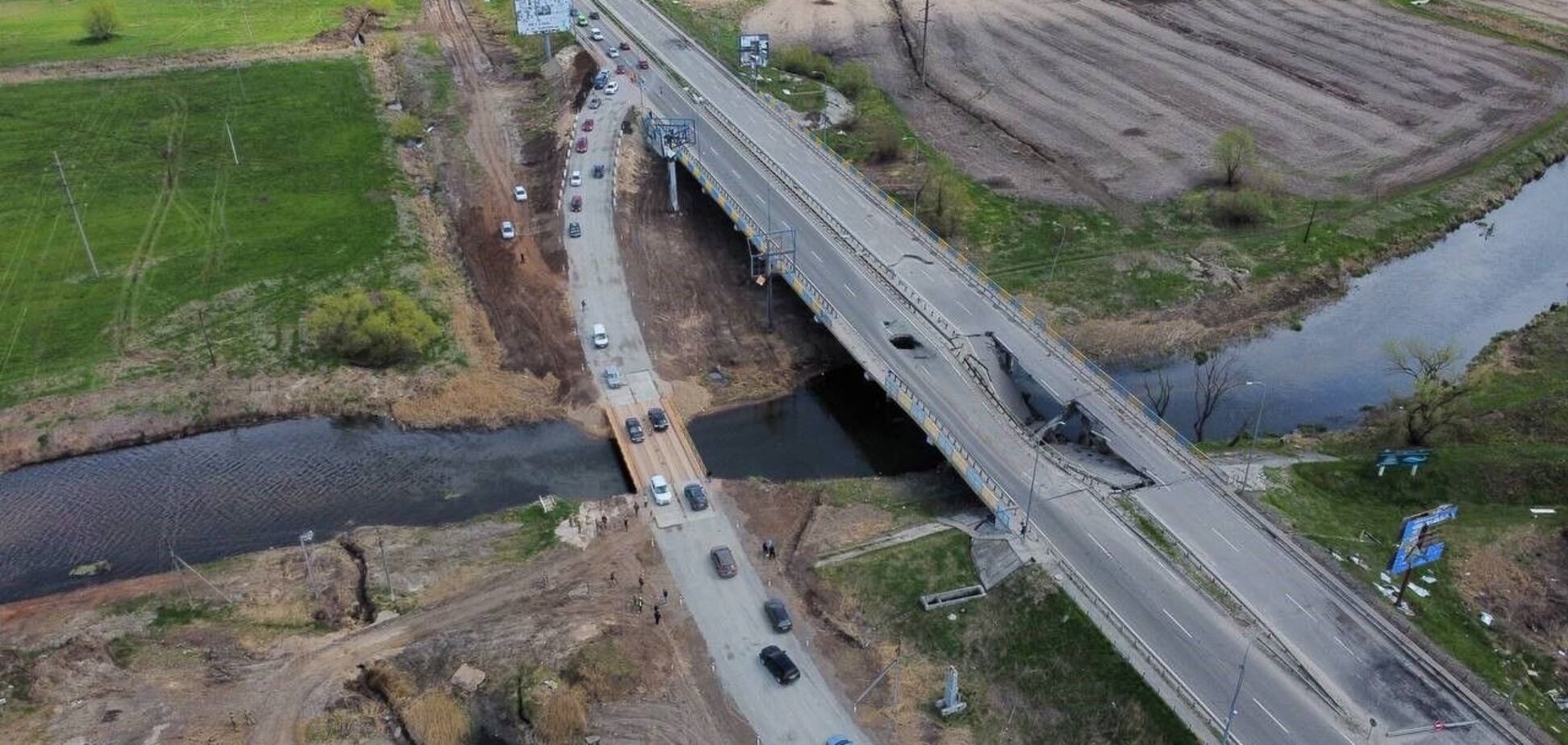 Укравтодор обеспечил проезд на трех десятках временных переправ на освобожденных от оккупантов территориях – Ивко