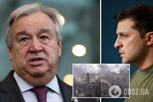 Зеленский провел переговоры с генсеком ООН: главной темой стала 'Азовсталь'