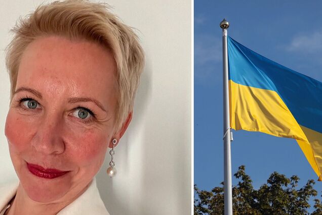 Російська акторка Лазарєва в синьо-жовтому вбранні засвітилася в Іспанії. Фото