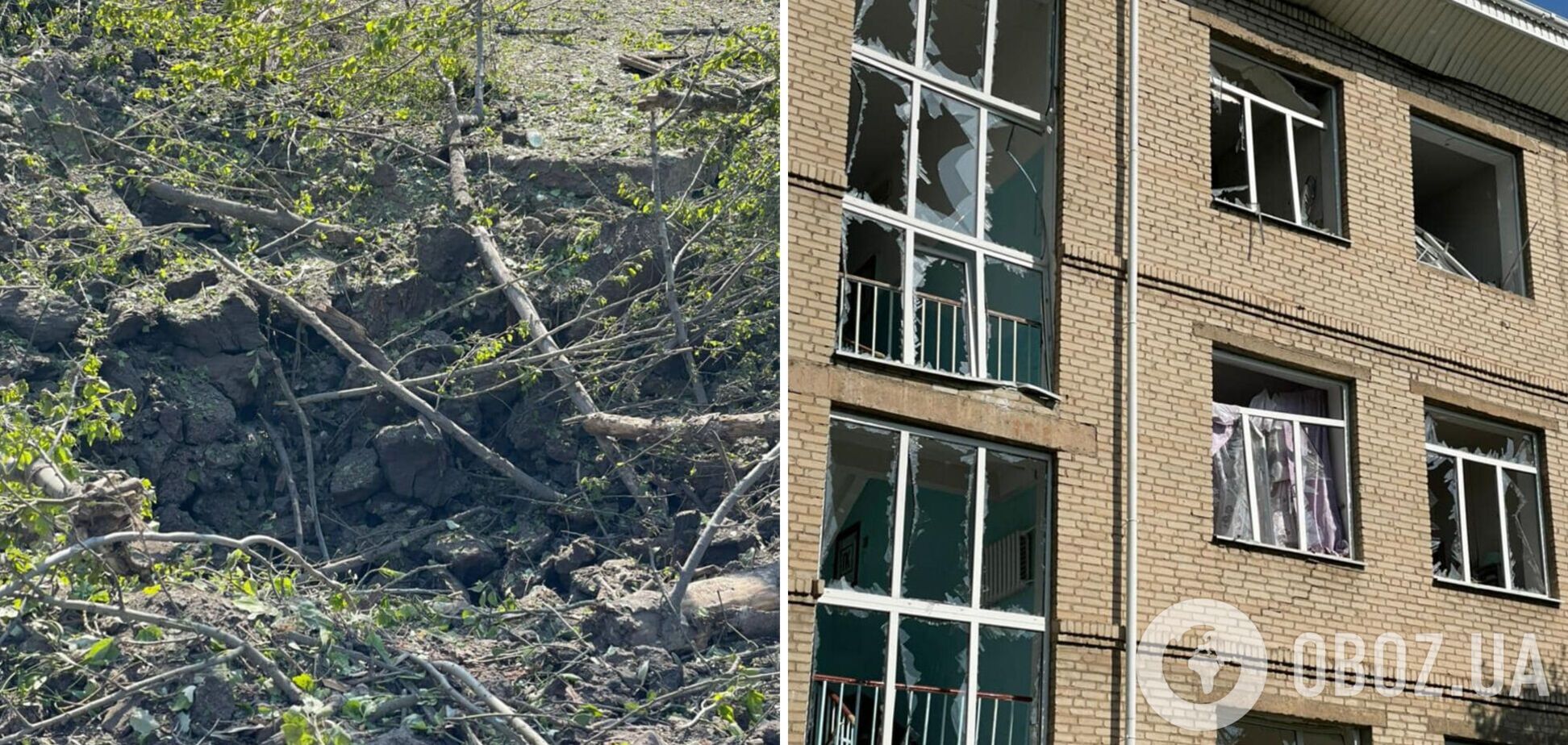 Оккупанты обстреляли Славянск: под удар попали многоэтажка и школа. Фото
